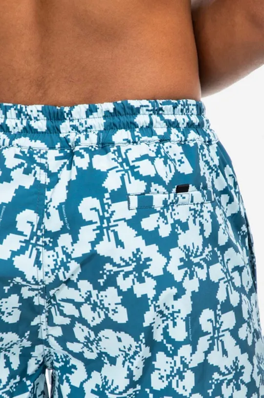 niebieski Billionaire Boys Club szorty Hibiscus Camo Swim Shorts