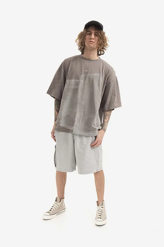 Bombažne kratke hlače A-COLD-WALL* Density Shorts siva