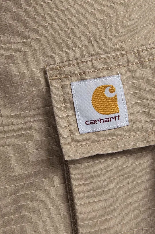 brązowy Carhartt WIP szorty bawełniane Regular Cargo