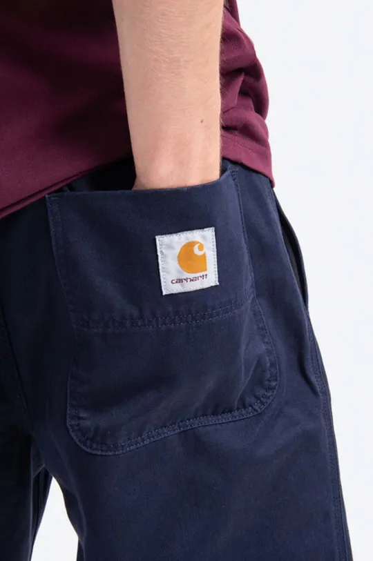 темно-синій Бавовняні шорти Carhartt WIP Abbott