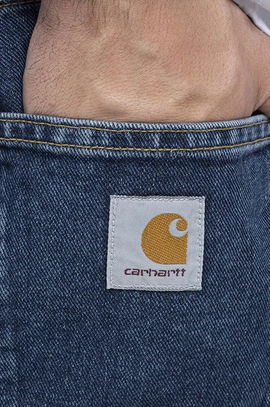 multicolor Carhartt WIP pantaloni scurți din denim Newel