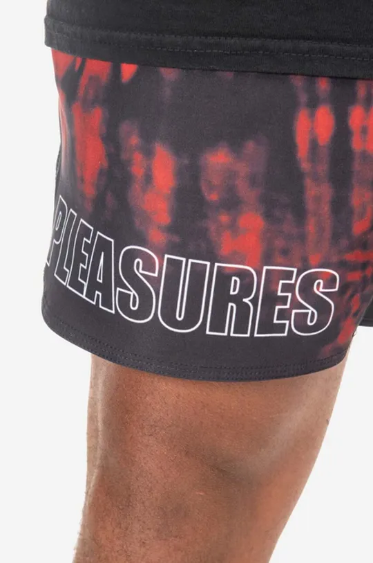red PLEASURES shorts