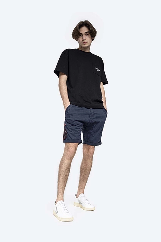 Alpha Industries shorts Kerosene Patch navy