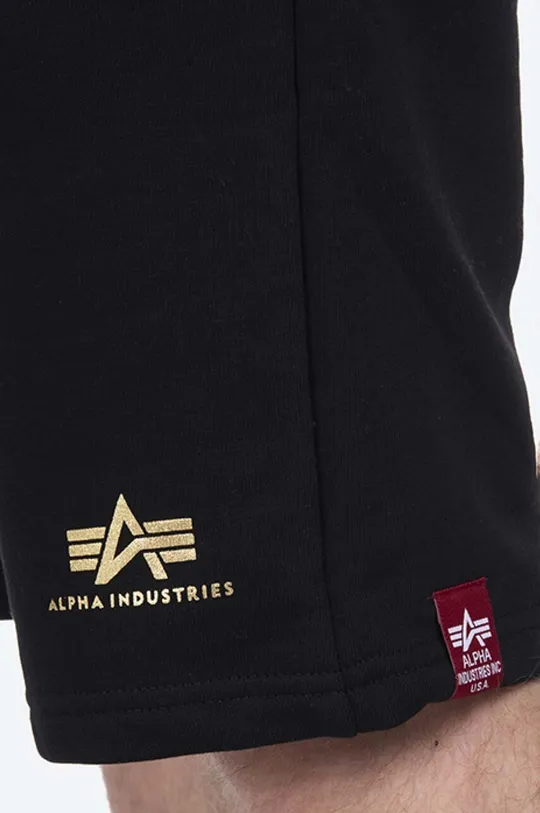 crna Kratke hlače Alpha Industries Basic