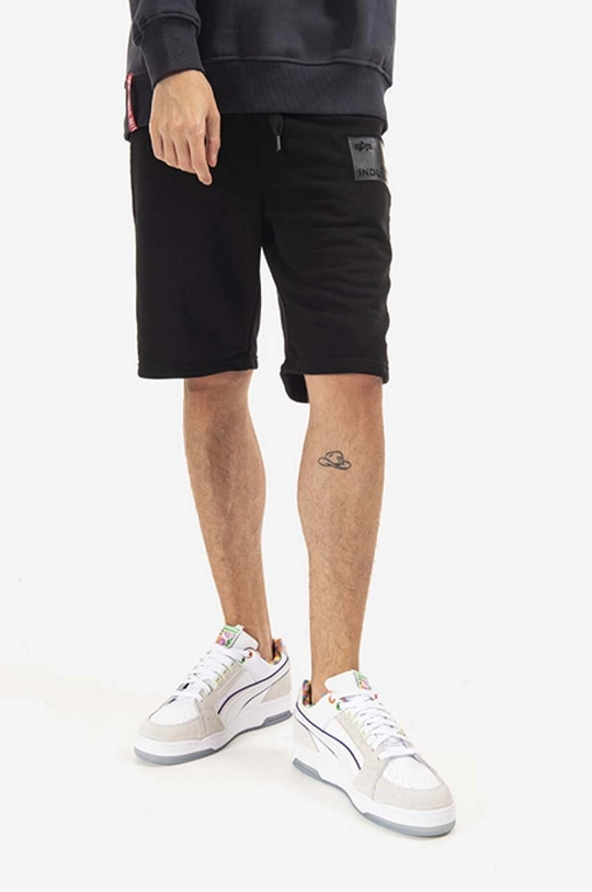 Alpha Industries shorts Rubber Patch black