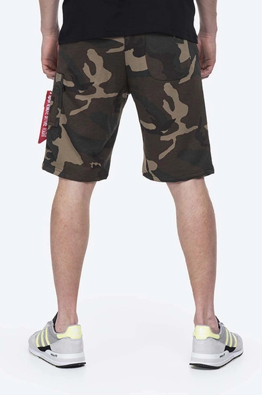 Kraťasy Alpha Industries X-Fit Cargo Short Camo  80 % Bavlna, 20 % Polyester