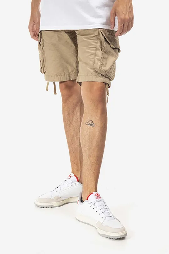 beige Alpha Industries cotton shorts Stream Short Men’s