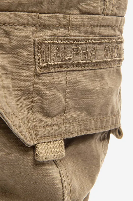 bej Alpha Industries pantaloni scurți din bumbac Stream Short