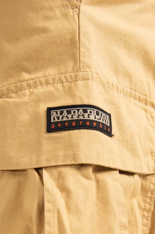 beige Napapijri cotton shorts