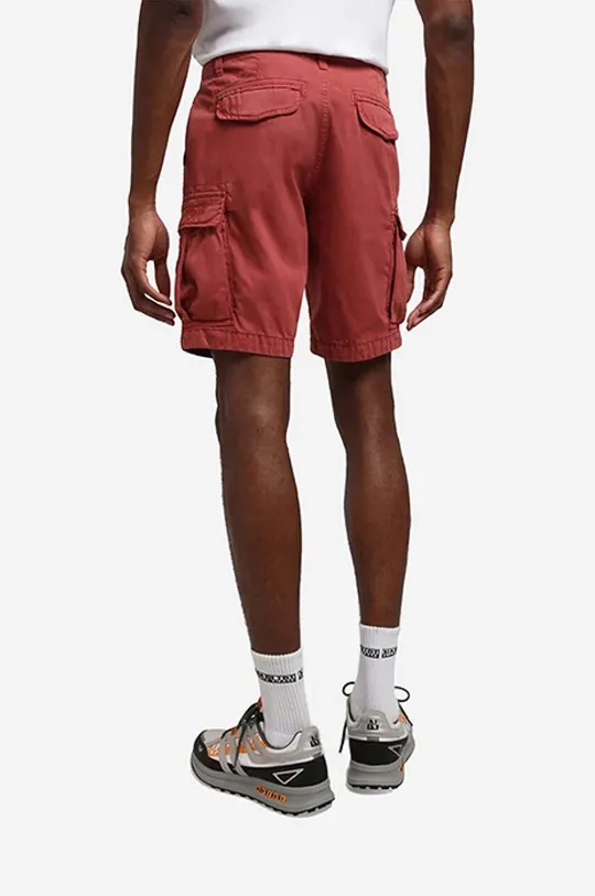Napapijri cotton shorts red