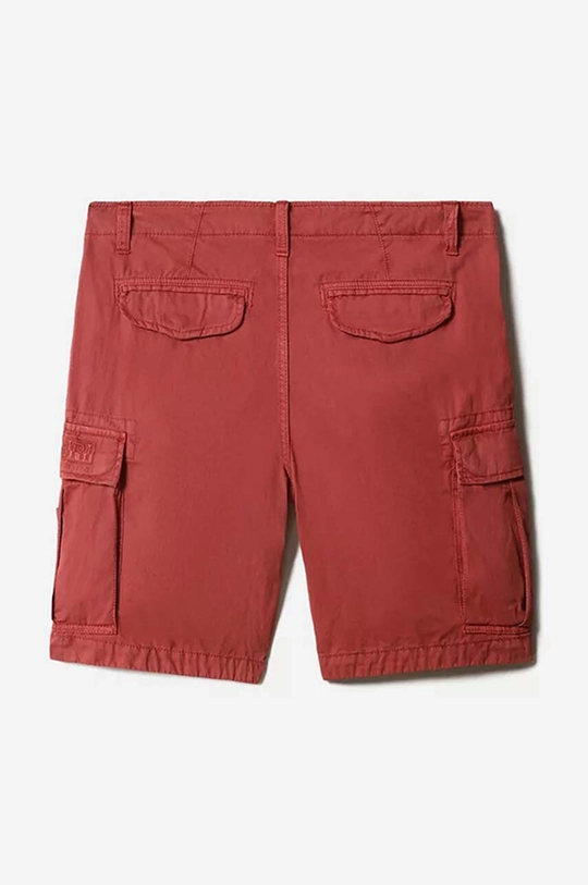 red Napapijri cotton shorts