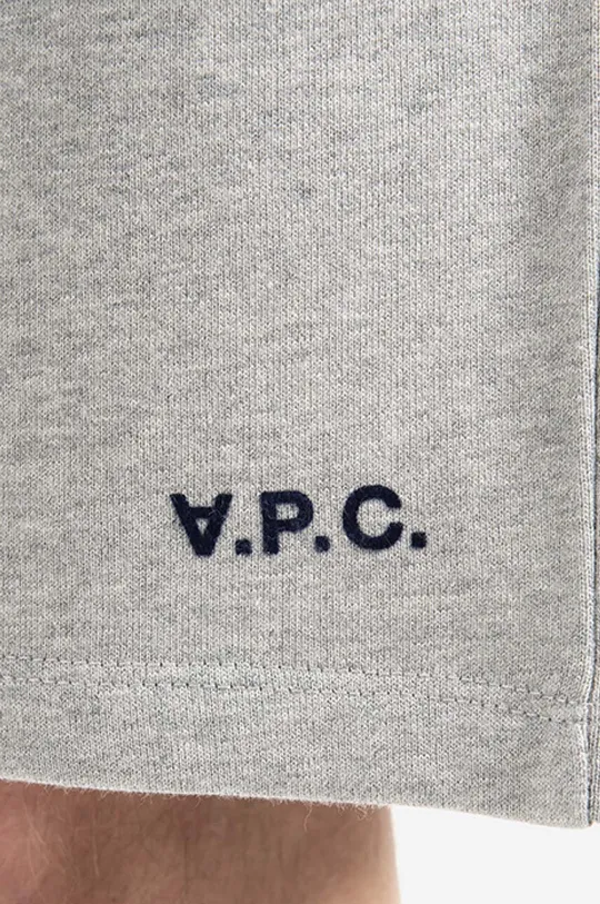 gray A.P.C. cotton shorts
