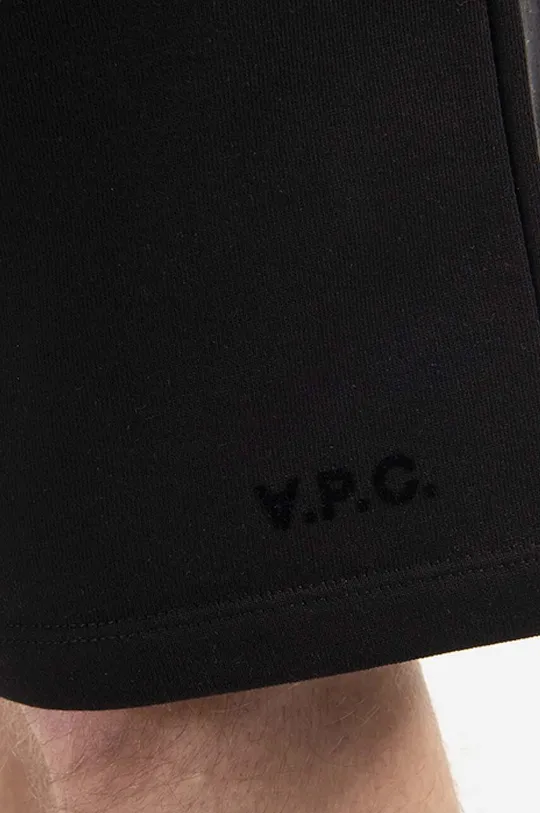 black A.P.C. cotton shorts