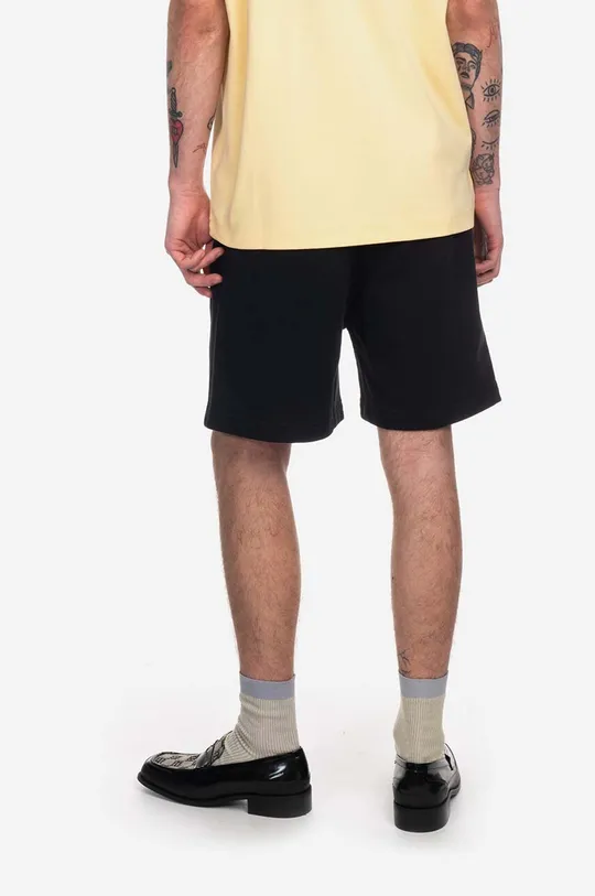 Bavlnené šortky de Monsieur Le Short Drôle BS119 BLACK 100 % Bavlna