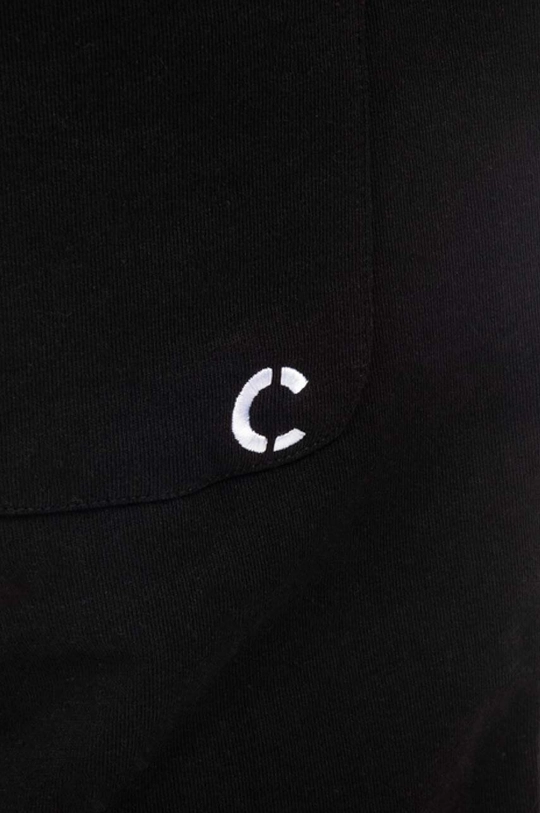 černá Bavlněné šortky CLOTTEE Script Sweatshorts