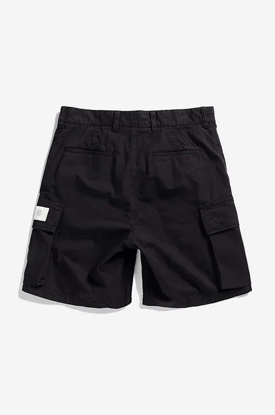 negru Norse Projects pantaloni scurți din bumbac Lukas Ripstop Shorts Tab Series