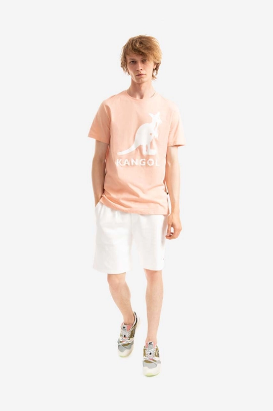 Kangol cotton shorts white