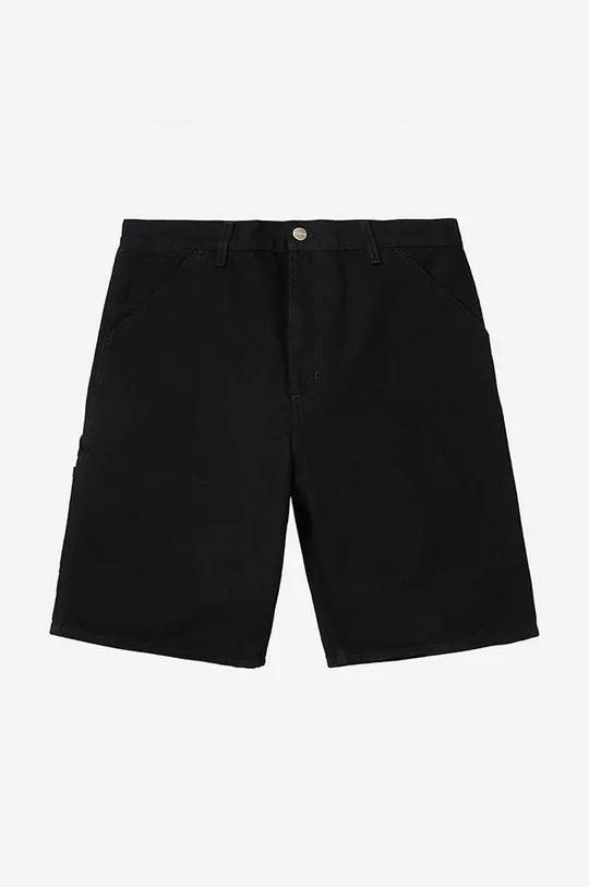 Îmbrăcăminte Carhartt WIP pantaloni scurți din bumbac Single Knee I027942.BLACK negru