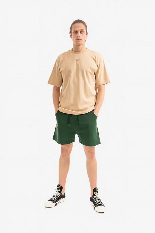 Drôle de Monsieur cotton shorts green