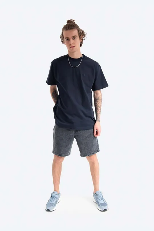 Джинсовые шорты Carhartt WIP Newel Short серый