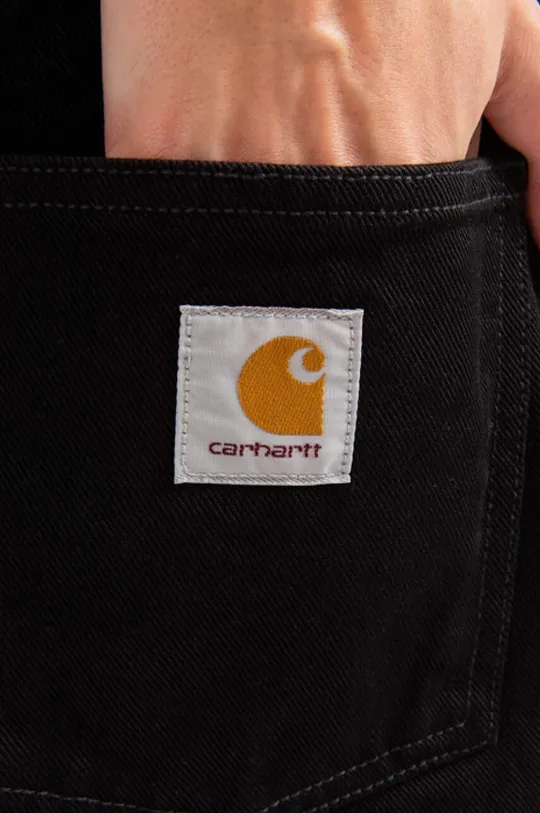 czarny Carhartt WIP szorty jeansowe Newel Short