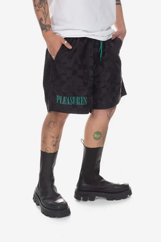czarny PLEASURES szorty BPM Shorts