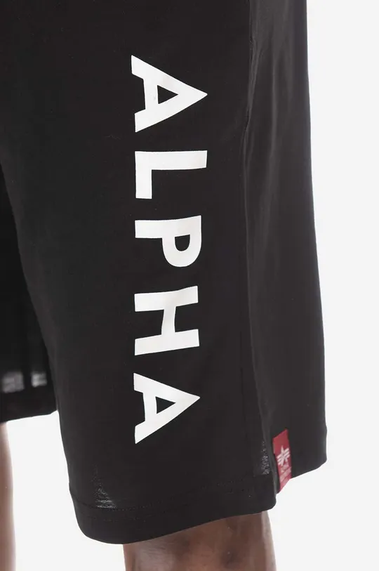 Bavlněné šortky Alpha Industries Alpha Jersey Short 116366 03
