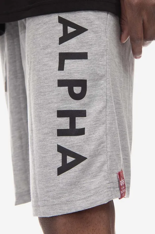 sivá Šortky Alpha Industries Alpha Jersey