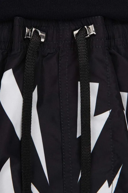 Plavkové šortky Neil Barett čierna