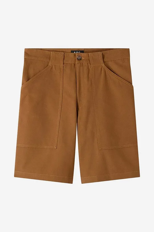 brown A.P.C. cotton shorts