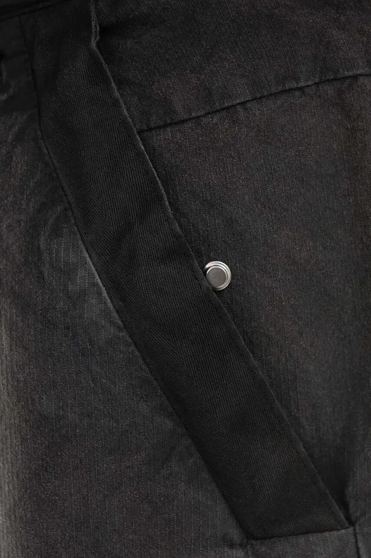 Pamučne kratke hlače A-COLD-WALL* Garment Dyed Panel Short crna