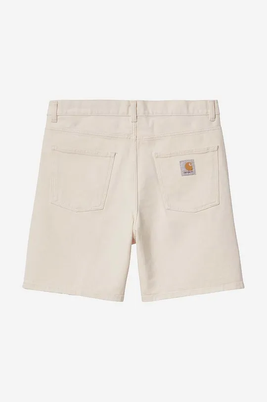 бежов Дънков къс панталон от памук Carhartt WIP Newel Short