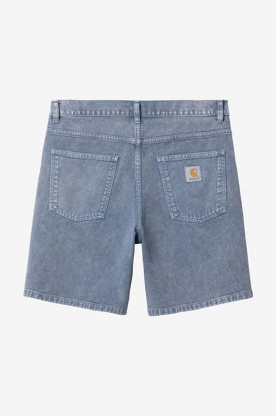 niebieski Carhartt WIP szorty jeansowe bawełniane Newel Short