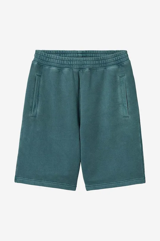 Памучен къс панталон Carhartt WIP Nelson зелен