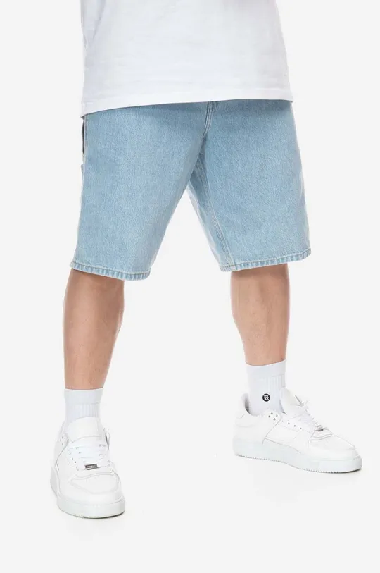 Carhartt WIP cotton denim shorts blue