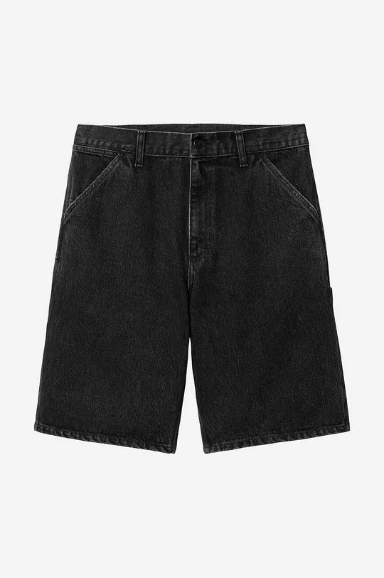 Дънков къс панталон от памук Carhartt WIP Single Knee Short