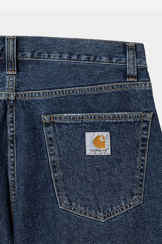 Carhartt WIP szorty jeansowe bawełniane niebieski