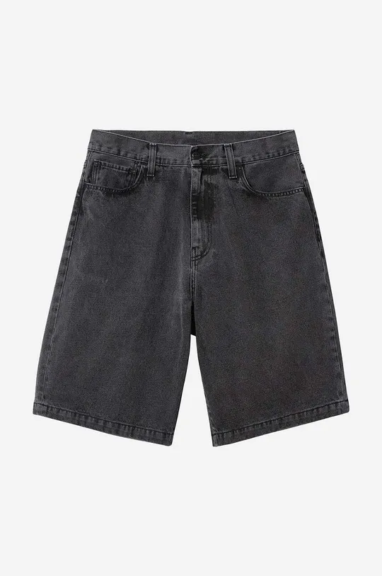 czarny Carhartt WIP szorty jeansowe bawełniane