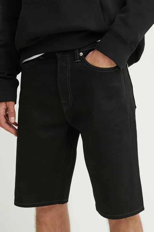 Дънков къс панталон Evisu Основен материал: 99% памук, 1% еластан Подплата на джоба: 100% памук