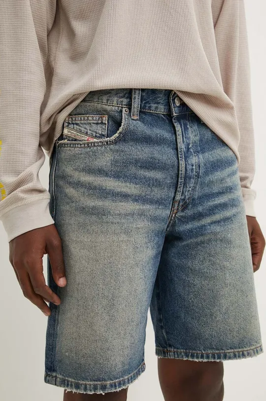 modra Jeans kratke hlače Diesel REGULAR-SHORT CALZONCINI Moški