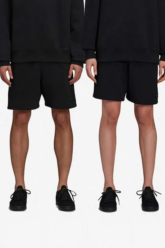 чёрный Хлопковые шорты adidas Originals x Pharrell Williams Unisex