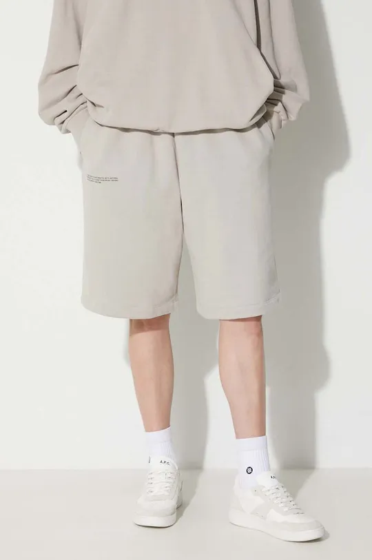 grigio Pangaia pantaloncini in cotone