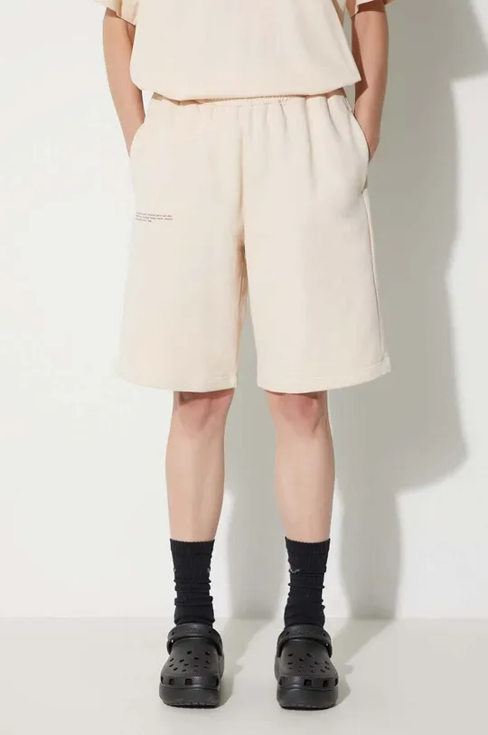 Pangaia cotton shorts beige