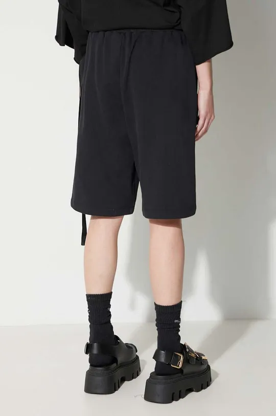 Pangaia cotton shorts black