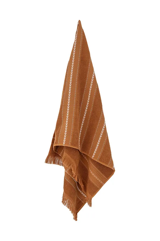 Bloomingville ręcznik 140 x 70 brązowy