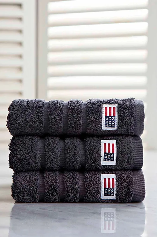 Lexington ręcznik bawełniany 30 x 30 Bawełna, Wskazówki pielęgnacyjne:  prać w pralce w temperaturze 60 stopni, można suszyć w suszarce, nie wybielać, prasować w wysokiej temperaturze