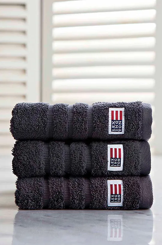 Lexington ręcznik bawełniany 70 x 130 Bawełna, Wskazówki pielęgnacyjne:  prać w pralce w temperaturze 60 stopni, można suszyć w suszarce, nie wybielać, prasować w wysokiej temperaturze