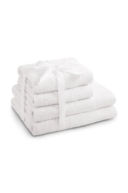 biały Zestaw Ręczników (4-pack) Unisex