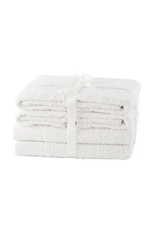 biały Zestaw Ręczników (6-pack) Unisex