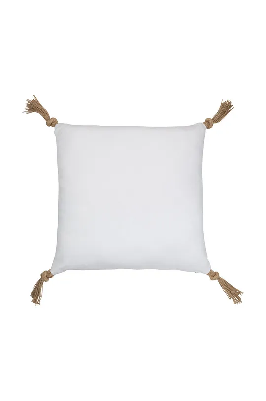 J-Line Διακοσμητικό μαξιλάρι λευκό